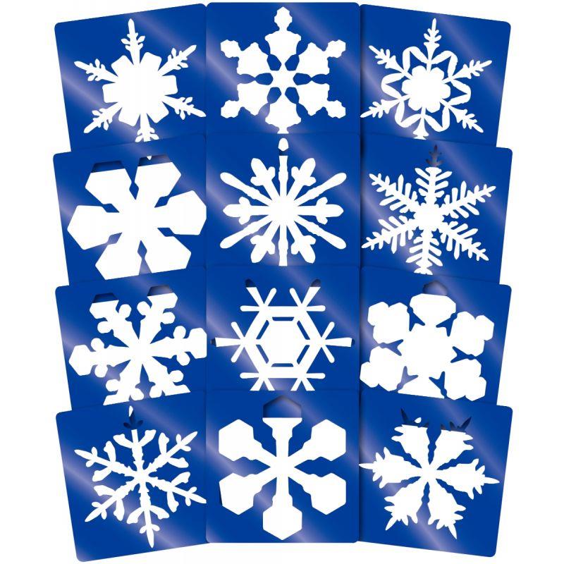 POCHOIR FLOCON DE NEIGE