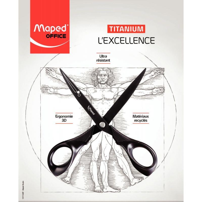 Blister ciseaux EXPERT TITANIUM 17cm