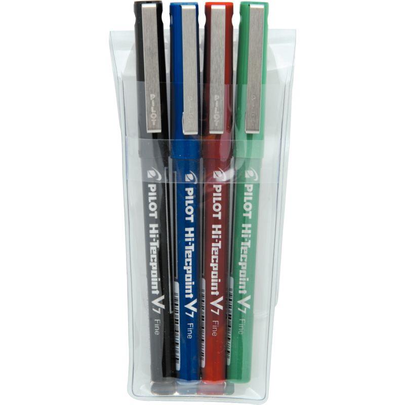 Boîte de 4 stylos V7 assortis