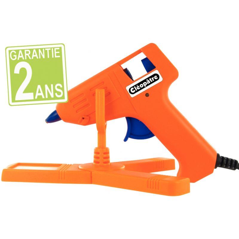 Pistolet à colle + 2 recharges transparentes