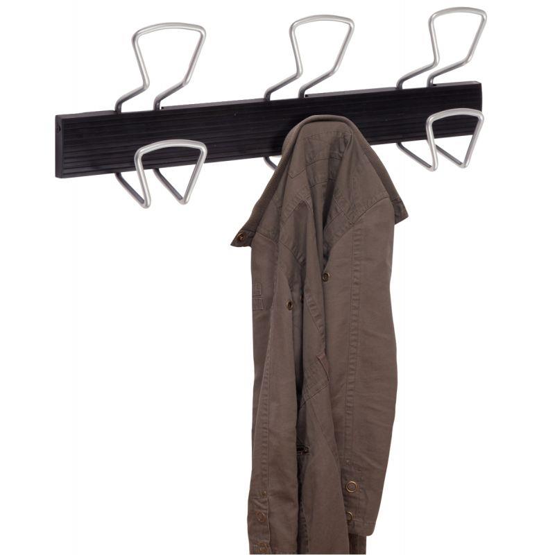 Portemanteau 3 patères double métal