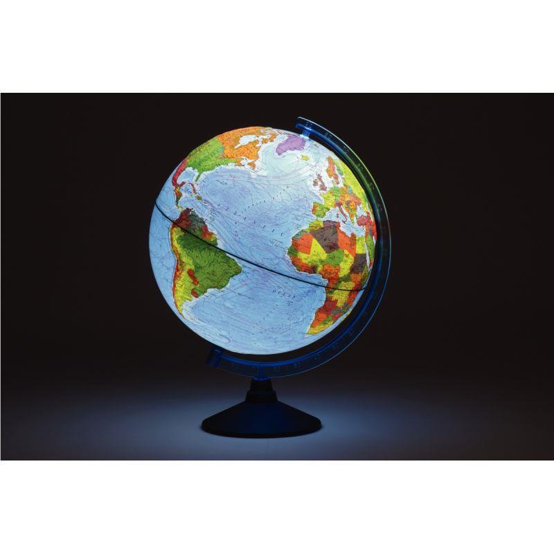 Globe géographique LED