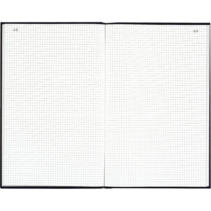 Registre toilé 300 pages foliotées, quadrillé 5x5, format 29,7 x 21 cm