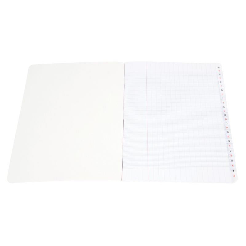 Répertoire piqué 96 pages, format 17x22 cm, seyès, papier 90g