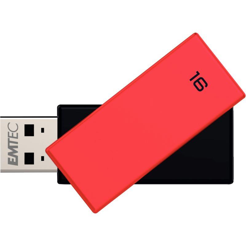 Clé USB 2.0 Emtec Brick C350 16 Go rouge
