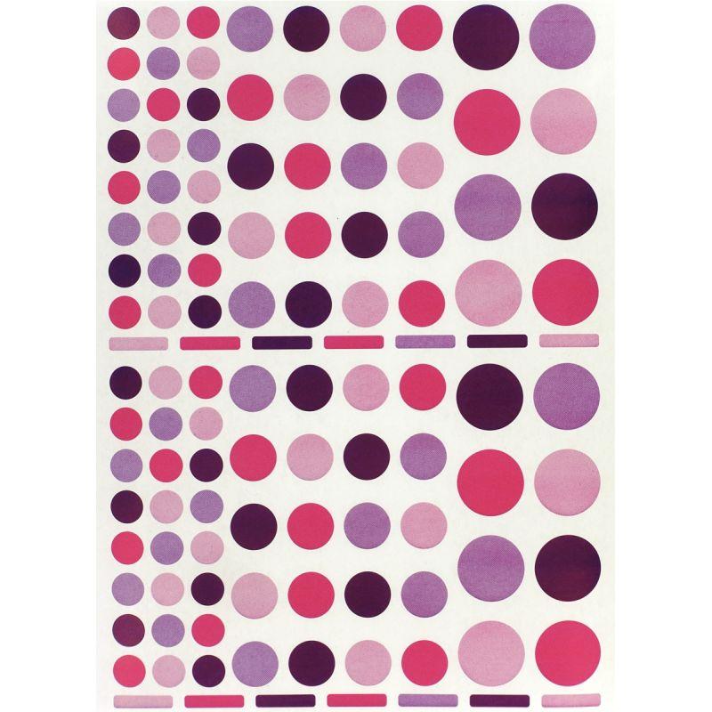 Pochette de 6900 gommettes géométriques adhésives repositionnables assorties
