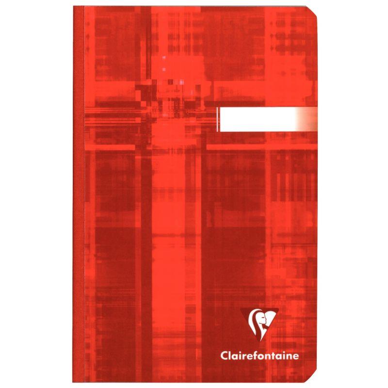 Carnet broché 192 pages CLAIREFONTAINE, format 11x17 cm, quadrillé 5x5, papier 90g