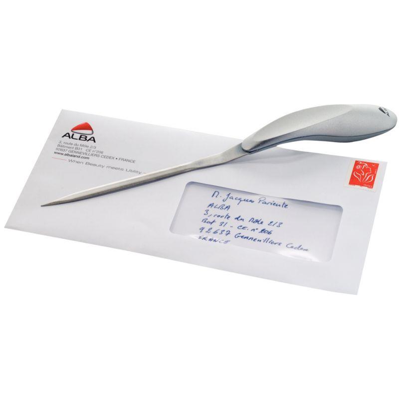 Ouvre lettres en ABS gris