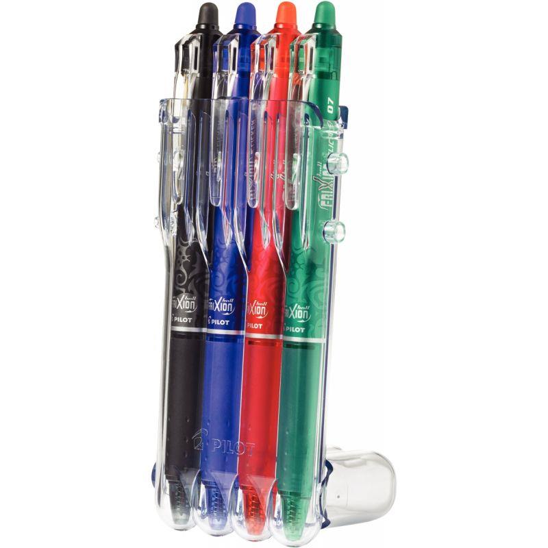 Pochette de 4 rollers Frixion Clicker assortis
