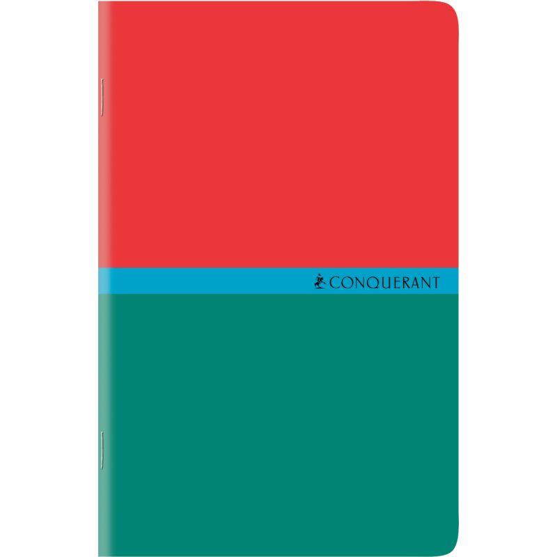Carnet piqué 96 pages CONQUERANT, format 11x17 cm, quadrillé 5x5, papier 70g
