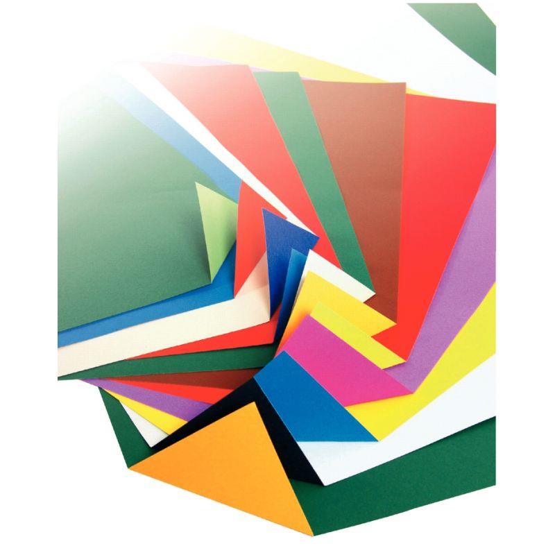 Paquet de 100 feuilles CARTOLINE double face format A4