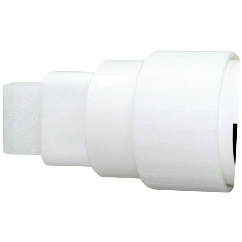 Marqueur craie pointe biseautée 8-15mm blanc