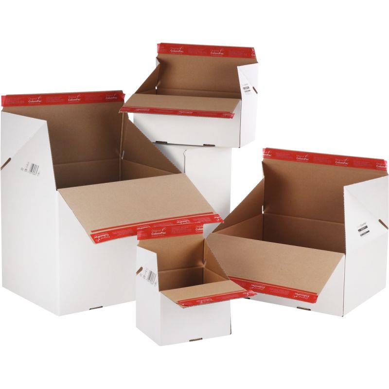 Paquet de 20 boites d'expédition aller/retour 18,4x14,9x12,7cm