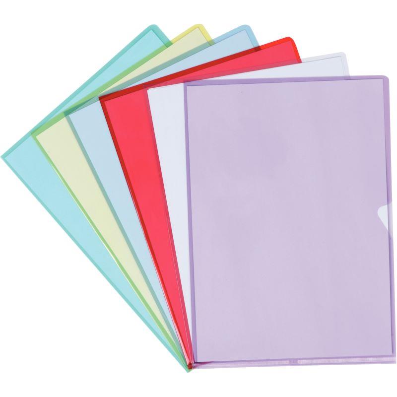 Sachet de 10 pochettes coin en PVC souple FARD'LISS, incolore