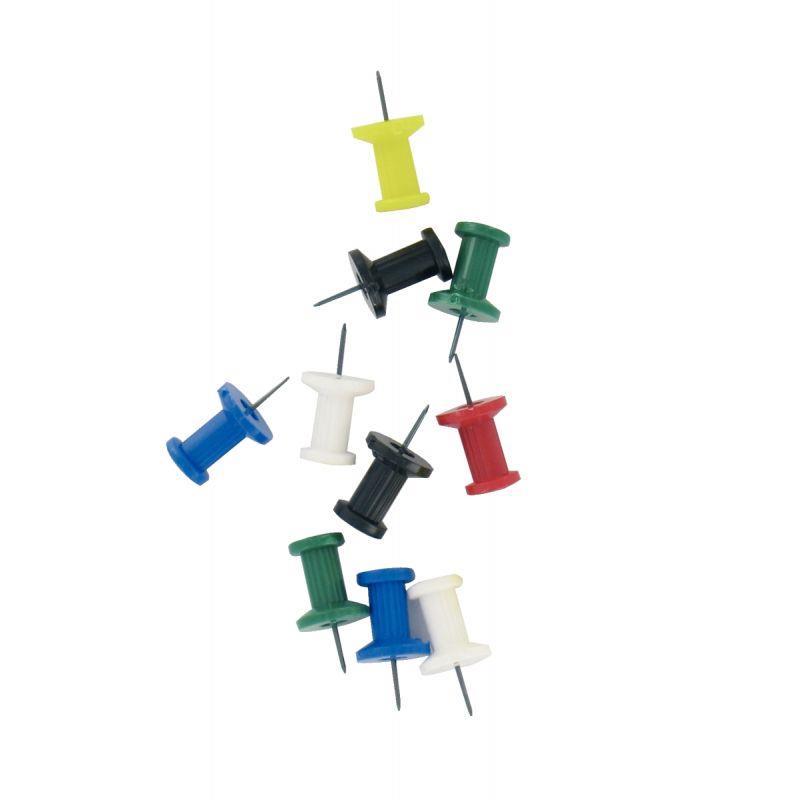 Boite de 25 pushpins 10mm assortis CAPSA