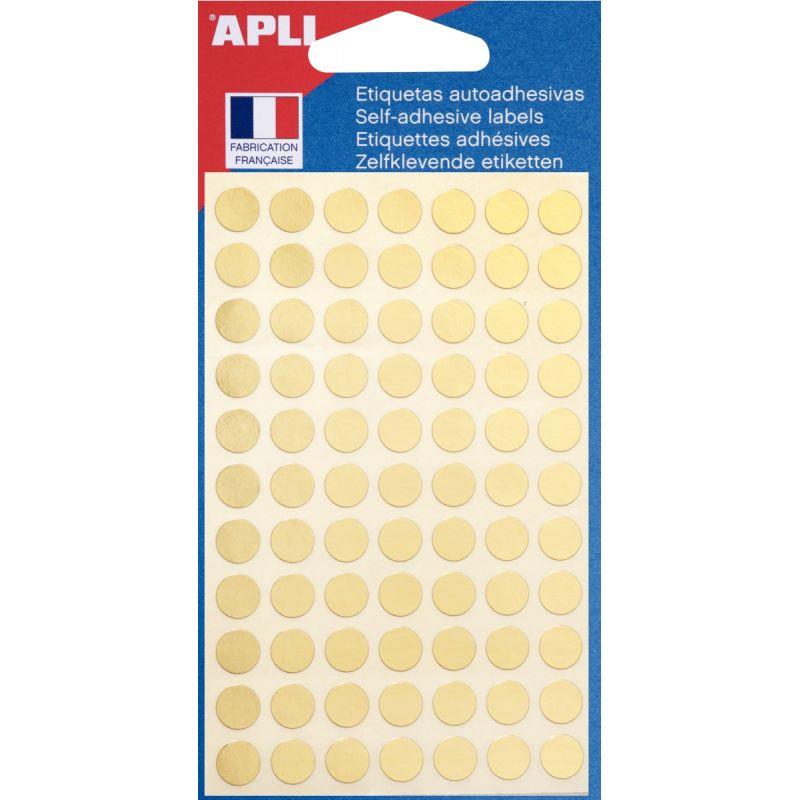 Sachet 308 adhésives 8 mm or