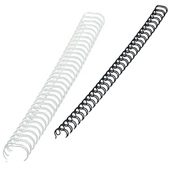 anneaux à relier en métal, diamètre 12 mm noir