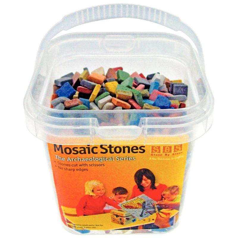 Seau petites 10x10 mm, 12 couleurs assorties